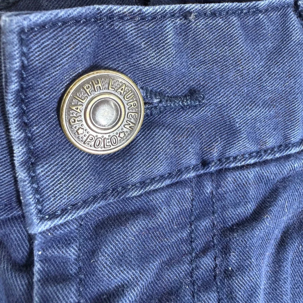 Polo Ralph Lauren Mens 34x30 Navy Blue Authentic Dungarees Straight Leg Pants